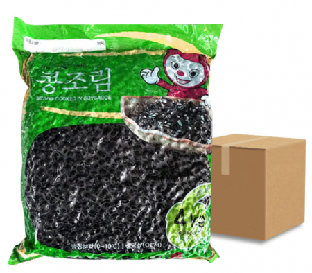 ❤️무료배송❤️ 반찬단지 콩조림 4kg 4개 1박스 업소용 식당용 반찬가게 콩자반