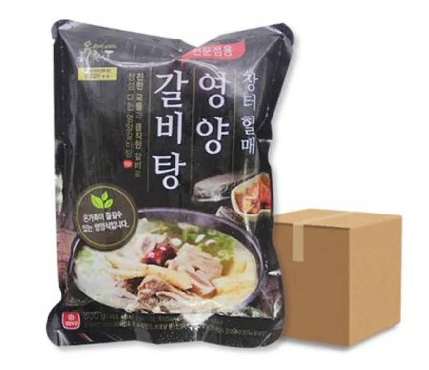 옥천식품 장터할매 영양갈비탕 1박스 800g 20개입 이미지