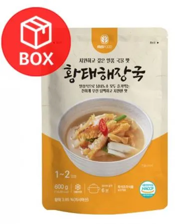 엠에스푸드 황태해장국 600g 1박스 25개입 고소한황태