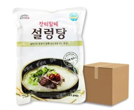 옥천식품 장터할매 설렁탕 1박스 600g 25개입 이미지