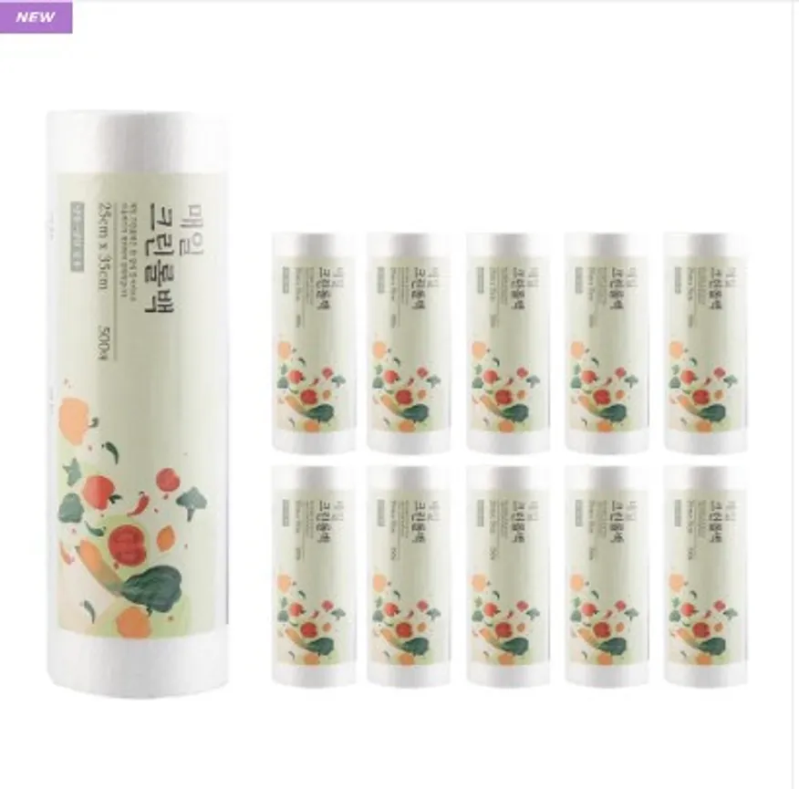 ❤️무료배송❤️ 매일 크린 롤백 업소용 비닐백 위생백 25 x 35cm 500매 1박스(10개입) 이미지