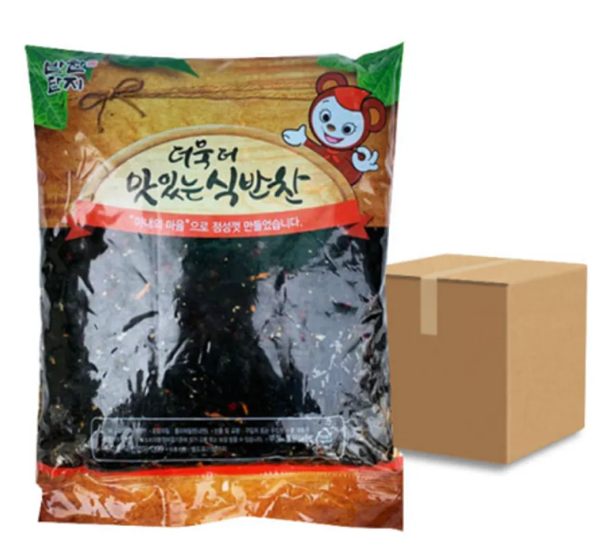 반찬단지 파래무침 4kg 4개 1박스 업소용파래무침 반찬가게 이미지