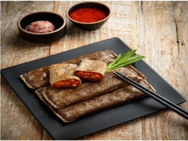 나래식품 산동 메밀전병 1.2kg 1박스(8개) 담백하고 고소한 이미지