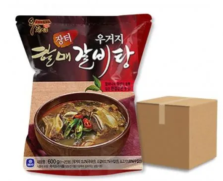옥천식품 장터할매 우거지갈비탕 1박스 600g 25개입 이미지