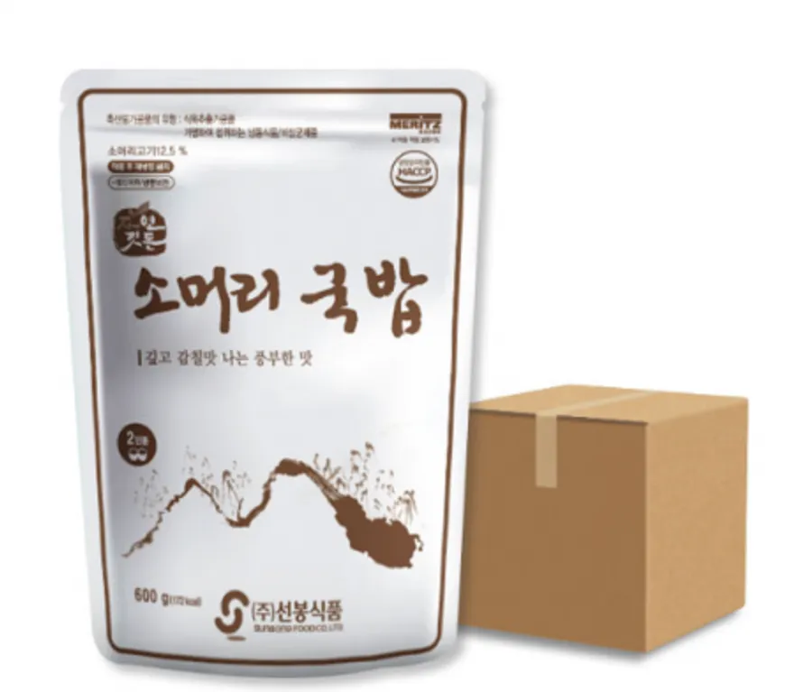 선봉식품 소머리국밥 600g 1박스 25개입 이미지