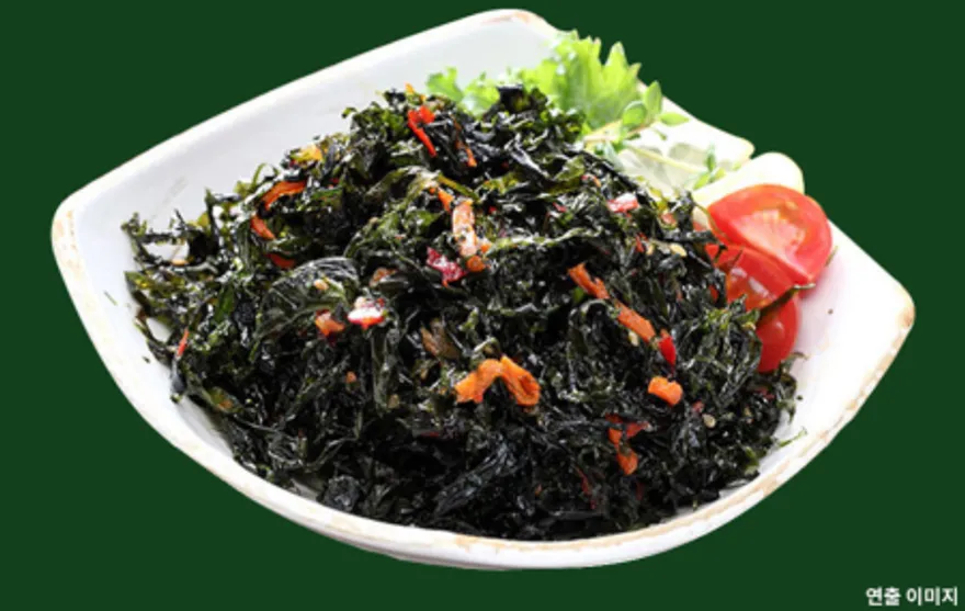 반찬단지 파래무침 4kg 4개 1박스 업소용파래무침 반찬가게 이미지