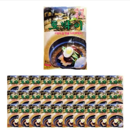 진솔식품 토박이 냉면육수 350g 1박스 30개 업소용 식당용 1인분 냉면육수