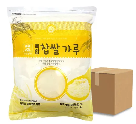 소연식품 복합 찹쌀가루55% 3kg 4개 1박스