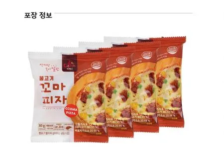 [청하유통] 라체나 꼬마피자 미니피자 불고기 (80g 4EA) 고르곤졸라 콤비네이션 체다치즈