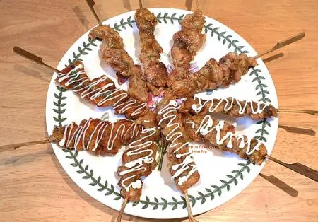 [청하유통] 국내산 순살닭꼬치(500g)-1EA 이미지