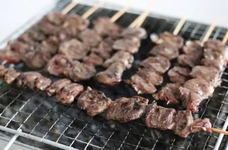 [청하유통] 국내산 염통꼬치(1kg/50꼬치)-1EA 이미지
