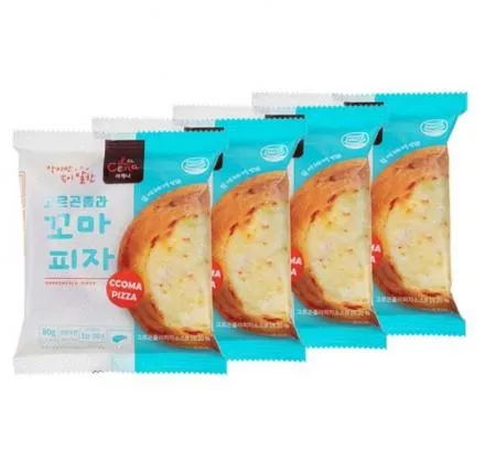 [청하유통] 라체나 꼬마피자 미니피자 고르곤졸라(80g 4EA) 불고기 콤비네이션 체다치즈