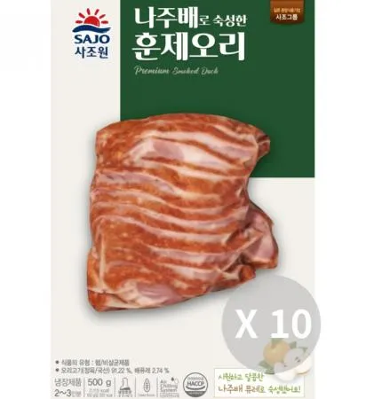 국내산 사조원 나주배 훈제오리슬라이스 500g*10ea
