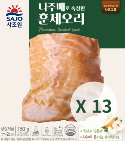 사조원 나주배 훈제오리슬라이스 180g X 13ea