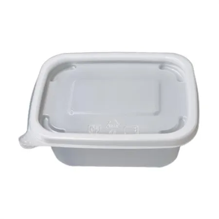 사각미니죽용기 소 용기+뚜껑 300세트 (합포장)