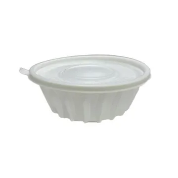 195파이 탕용기/면용기/칼국수용기 소 (백색) 용기+뚜껑 300세트