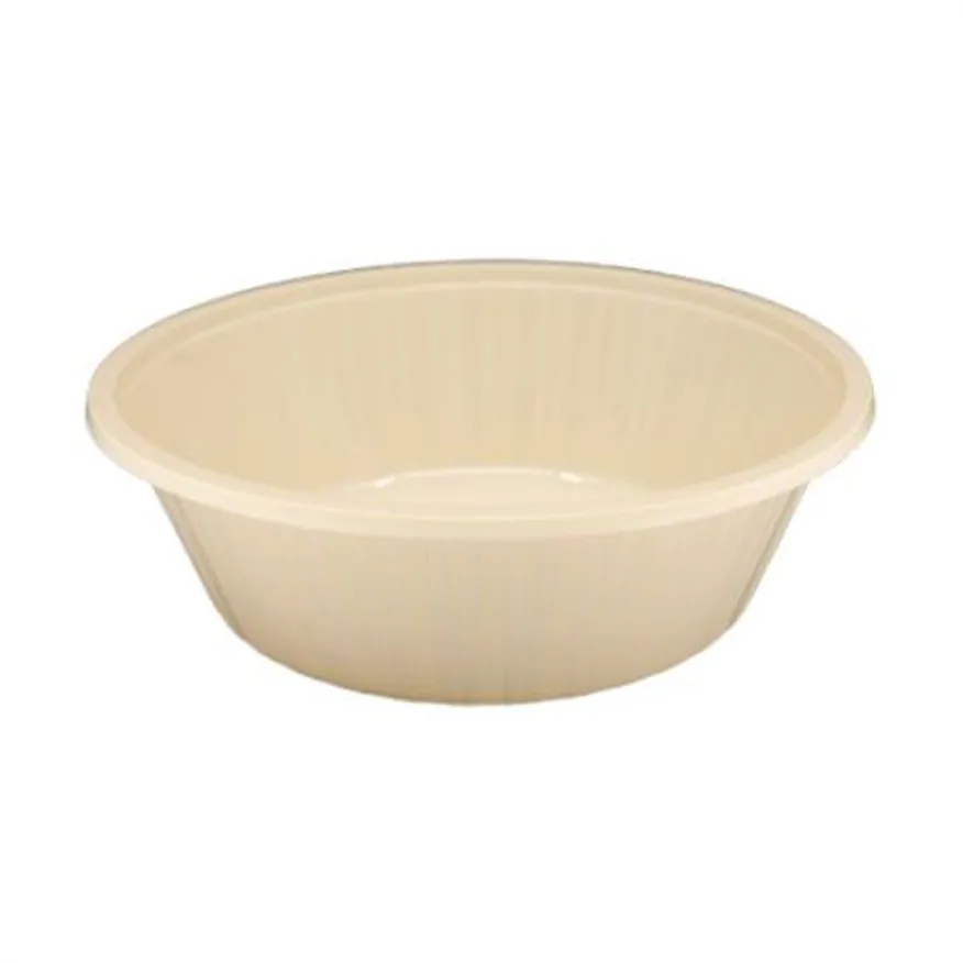 사출 중화면용기 2167 중 용기 400개 (베이지) 이미지