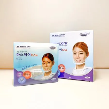 투명 위생 마스크 1개입