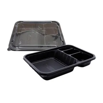 도시락용기 TY-1004 (4칸) 세트 용기+뚜껑 200세트