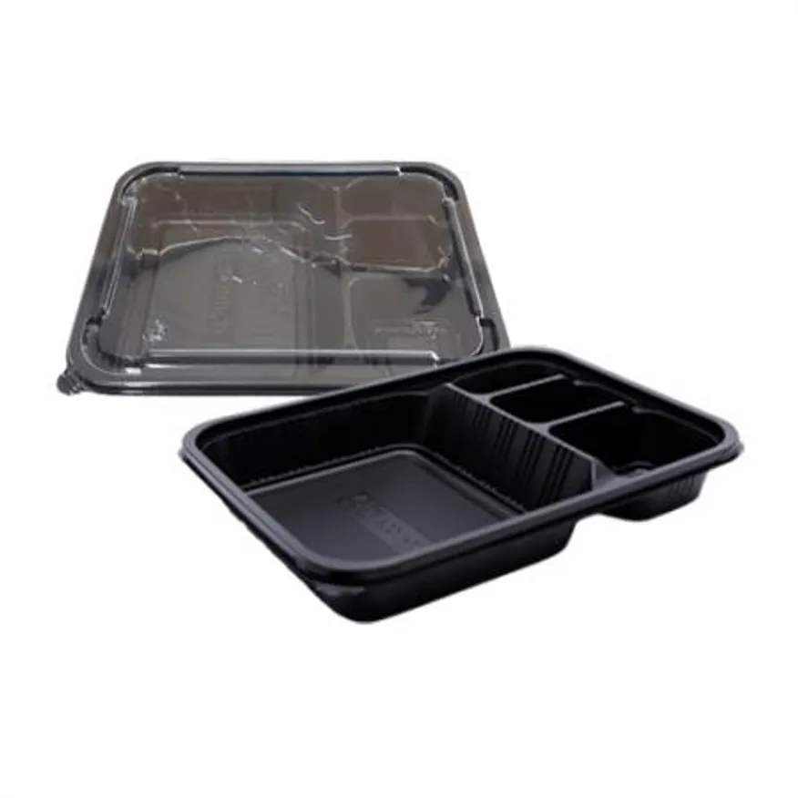 도시락용기 TY-1004 (4칸) 세트 용기+뚜껑 200세트 이미지