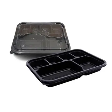 도시락용기 TY-1006 (6칸) 세트 용기+뚜껑 200세트