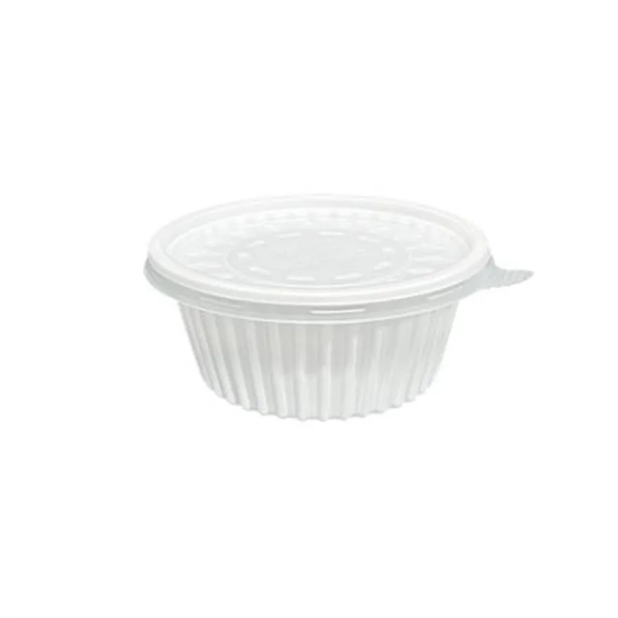 {순차발송} 일회용 장국용기/다용도 PP 105파이 소(백색) 용기+뚜껑 1000세트 이미지
