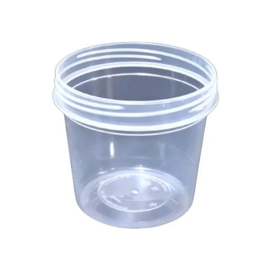 사출 92파이 스크루 원형용기 대 용기+뚜껑 이미지