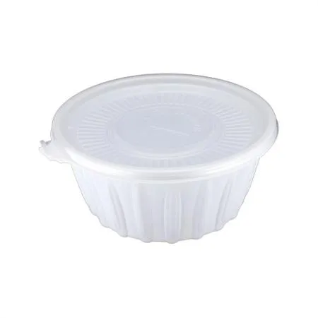[YP] 195파이 탕용기/면용기/칼국수용기 대 (백색) 용기+뚜껑 300세트