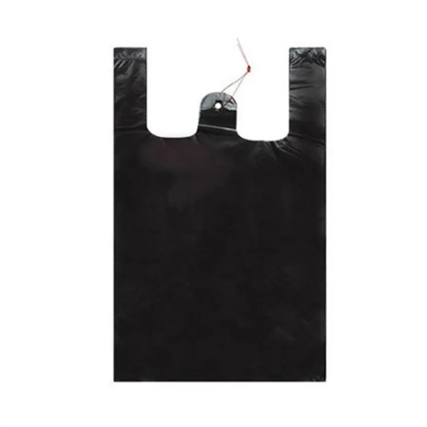 비닐봉투(손잡이)/1호/검정색 이미지