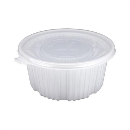 220파이 탕용기/감자탕용기 중 (백색) 용기+뚜껑 200세트