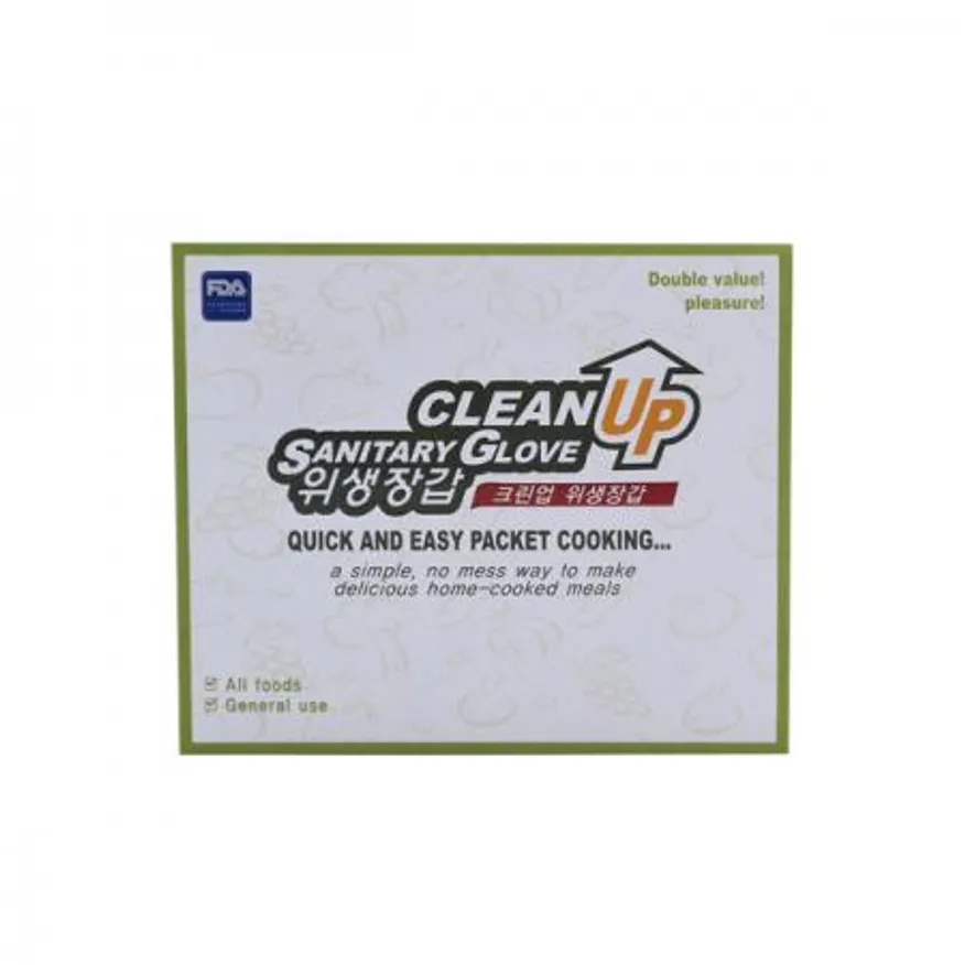 위생장갑(크린업 50매) / 일회용장갑 / 비닐장갑 이미지