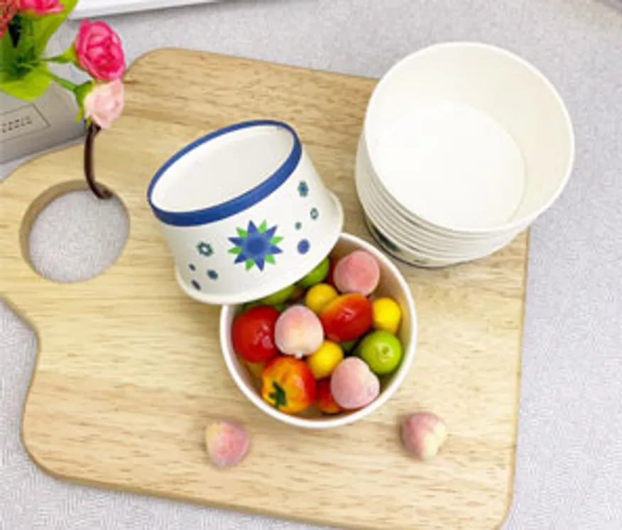 일회용 아이스크림 종이컵 / 아이스크림컵 (200ml) 이미지