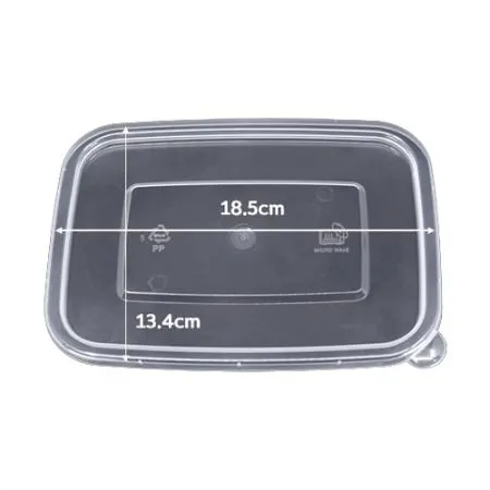 사출 사각용기0.85L(죽용기) 뚜껑 400개