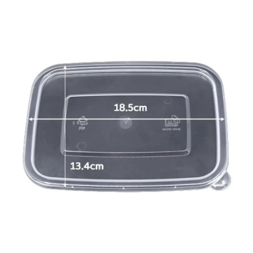 사출 사각용기0.85L(죽용기) 뚜껑 400개 이미지