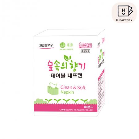 국내생산 국내원단 숲속의 향기 테이블냅킨 7200매