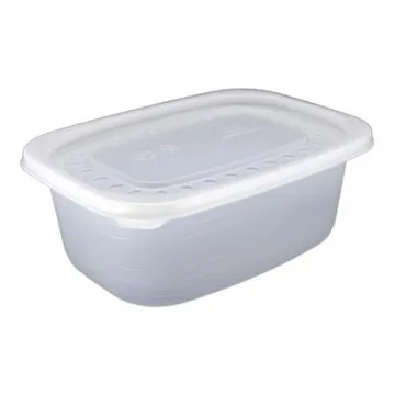 다용도 사각 죽용기 대(반투명) 용기+뚜껑 200세트