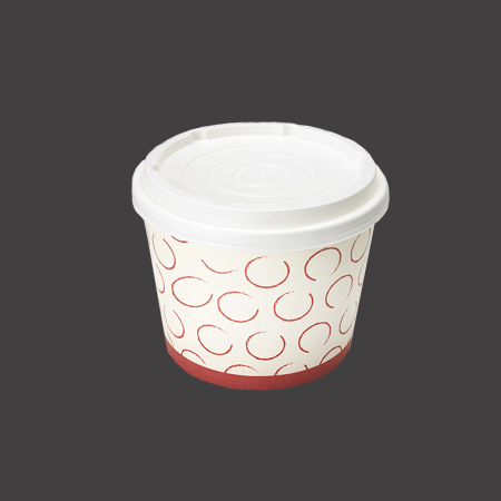 1000CC 종이용기 뚜껑 50개입