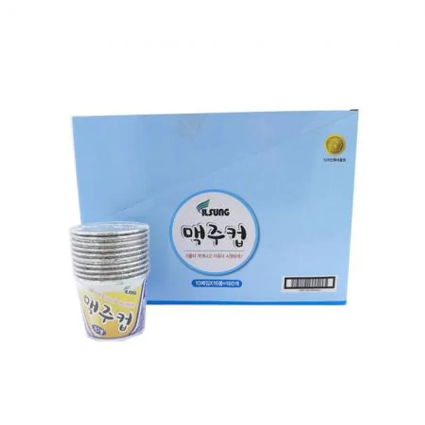 은박 / 알루미늄 맥주컵 10개입 * 16EA 이미지