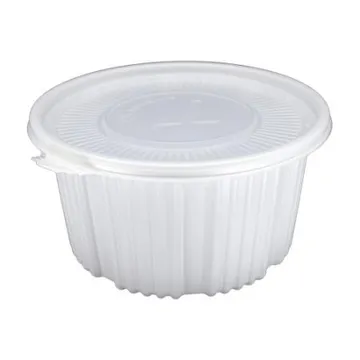 220파이 탕용기/감자탕용기 대 (백색) 용기+뚜껑 200세트