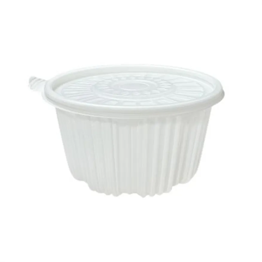 215파이 탕용기/감자탕용기 대 (백색) 용기+뚜껑 200세트 이미지