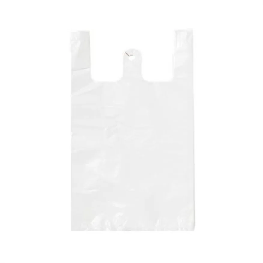 비닐봉투(손잡이)/2호/백색 이미지