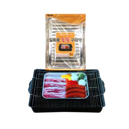 일회용 숯불 구이판