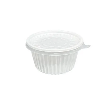 ◎★고객 감사 최저가 이벤트★일회용 장국용기/다용도 PP 105파이 중(백색) 용기+뚜껑 1000세트