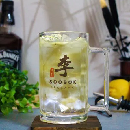 (소량인쇄가능)하이볼 칵테일 아이스 맥주 유리잔 스몰핸들 유리컵 이미지