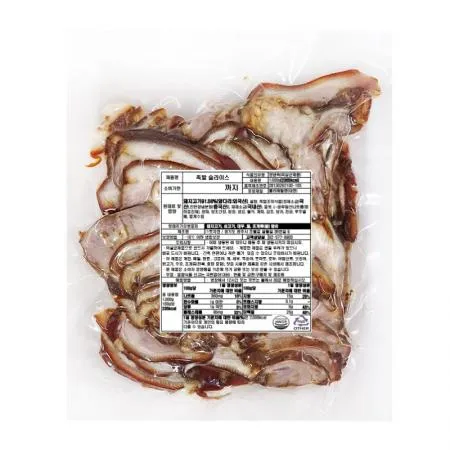 쫄깃한 앞다리 순살족발, 토자연 족발슬라이스 1kg/EA
