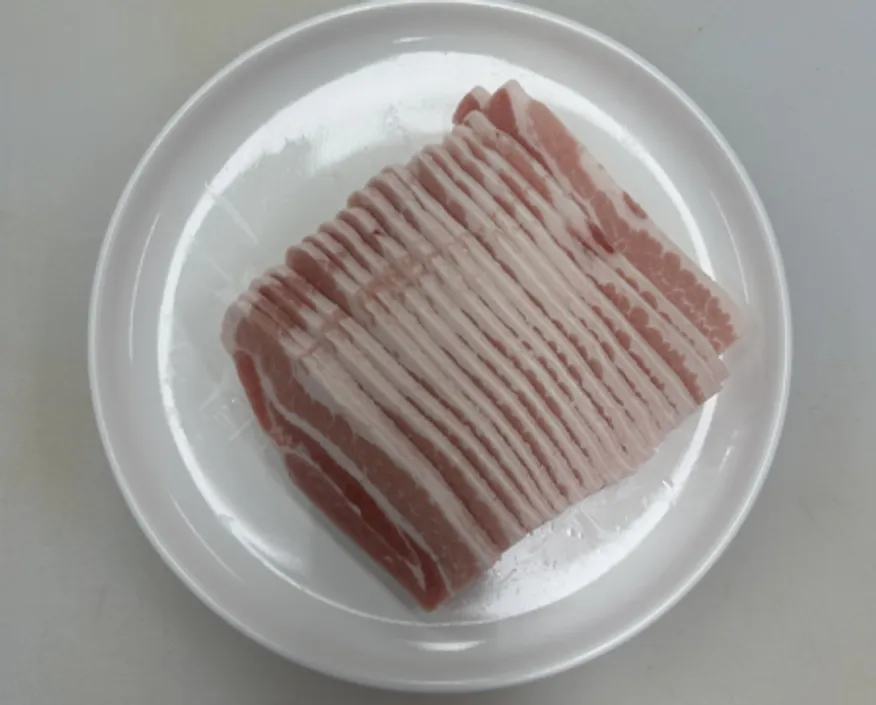 돈삼겹슬라이스(구이용) 1kg 스페인산 1팩 이미지
