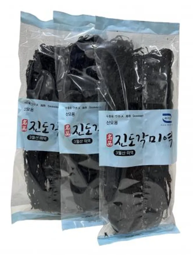 진도각 미역 산모용 1BOX 145±5g 3봉 이미지