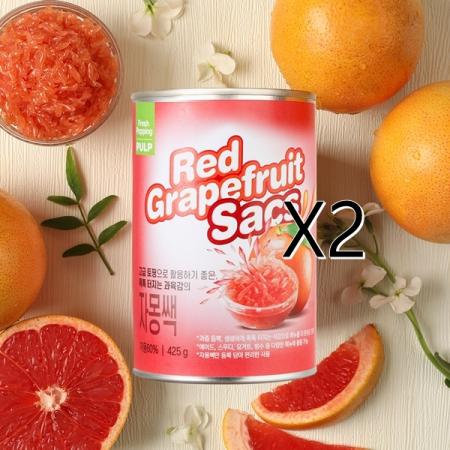 흥국 자몽쌕 425g x 2개 /자몽과육 /자몽알갱이 /토핑 