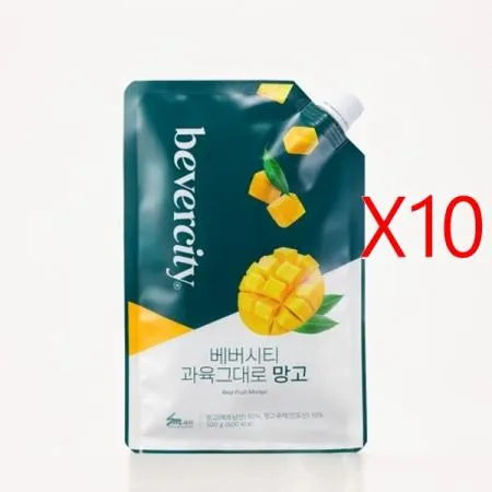 세미 베버시티 과육그대로 망고 500g x 10개 /망고 70%
