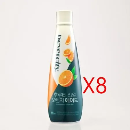 세미 베버시티 후루티 리얼 오렌지 에이드 1kg x 8개